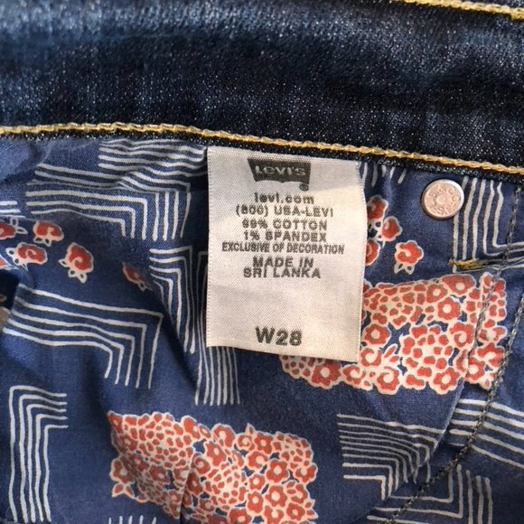 Levi's "Hi Rise Skinny" 632 Jeans, Sz 28" - Picture 4 of 13